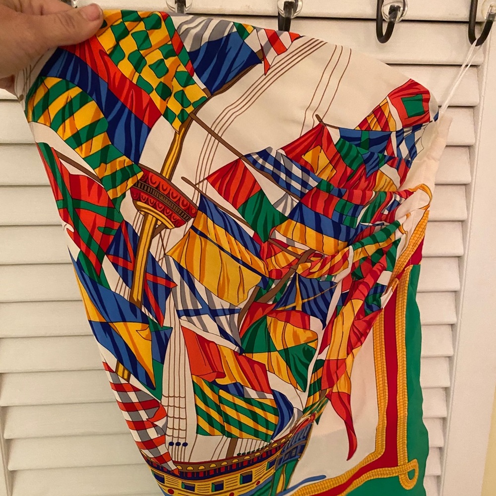 Carlisle strapless scarf top
